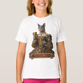 ルクレツィア・デ・メディチ ロシアンブルー 猫 Tシャツ