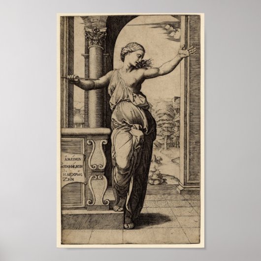 ルクレツィア – ルクレツィアの自害 – ライモンディ ポスター (正面)