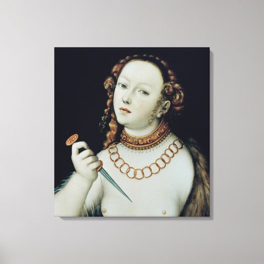 ルクレティアの自殺, 1538 キャンバスプリント (正面)
