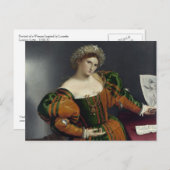 ルクレティア葉書インスパイアによる女性のポートレート ポストカード (正面/裏面)