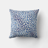 ルクースプリントブルークッション クッション (裏面)