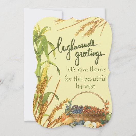 ルグナサダ挨拶 カード (正面)