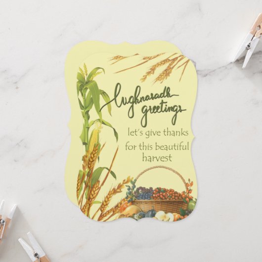 ルグナサダ挨拶 カード (正面/裏面インサイチュ)