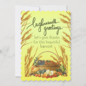 ルグナサドのご挨拶 カード (正面)