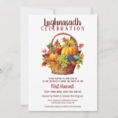 ルグナサド秋パーティーハーベストバスケット 招待状 (正面)