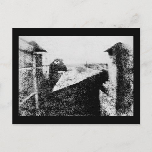 ルグラの窓から見る、最初の写真 ポストカード (正面)