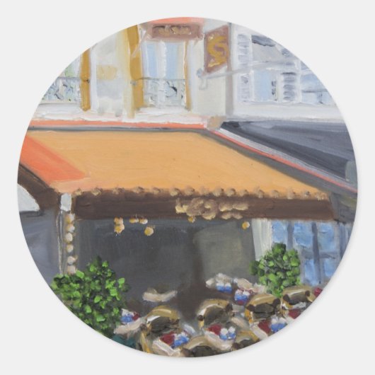 ルグランドカフェ:フォンテーヌブロー(フランス) ラウンドシール (正面)