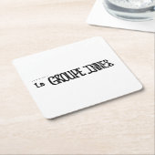 ルグループインヌコースター スクエアペーパーコースター (アングル)