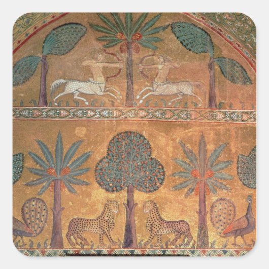 ルゲロ王の部屋からケンタウロスのシーン スクエアシール (正面)