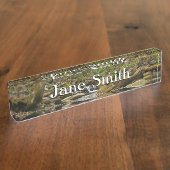 ルコンクリーク素晴らしアットスモークマウンテン デスクネームプレート (側面)