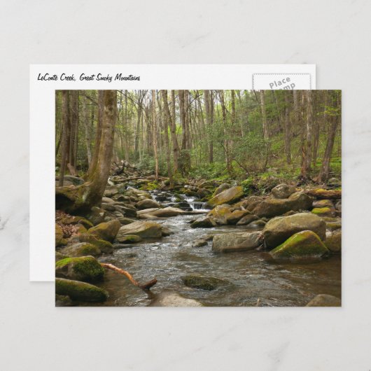 ルコンクリーク素晴らしアットスモークマウンテン ポストカード (正面/裏面)