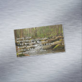 ルコンクリーク素晴らしアットスモークマウンテン マグネット名刺 (インサイチュ)