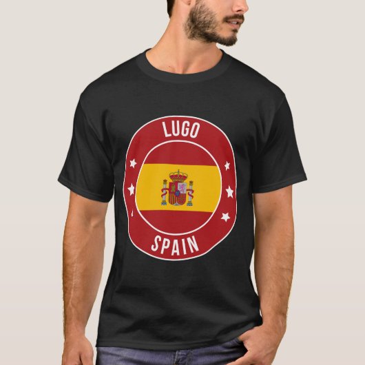ルゴ・スペインの都市Tシャツ Tシャツ (正面)