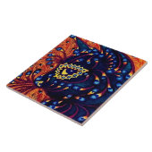 ルサイケデリックイ・ウェイン「猫」 タイル (側面)