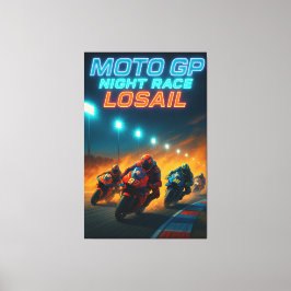 ルサイル・インターナショナル・サーキット モトGP カタール・グランプリ キャンバスプリント