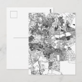 ルサカ ザンビア 都市地図 ポストカード (正面/裏面)