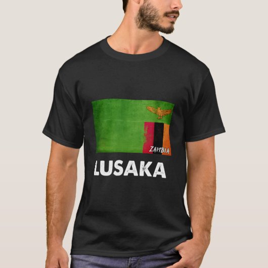 ルサカ ザンビア Tシャツ (正面)