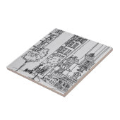 ルサンジュリアンルポーヴル|パリ，フランス タイル (側面)