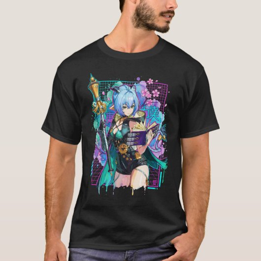 ルシア・エロウェン ZZZ エーテルサポート ドリームポイント アイコン Tシャツ (正面)