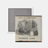 ルシア・デ・ランメルモア'バイゲタノ・ドニゼッティ マグネット (正面/裏面)