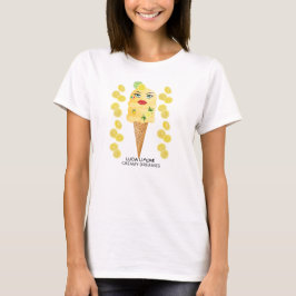 ルシア・リモーネ・クリーミー・ドリーミーズの女性用Tシャツ Tシャツ