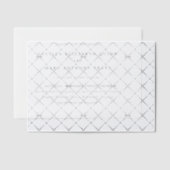 ルシエレガントラモダン結婚ス ベラム紙招待状 (オフセット (招待状))