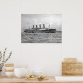 ルシタニアがニューヨークを出発 ポスター (キッチン)