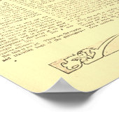 ルシタニア号沈没の新聞 ポスター (角)