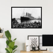 ルシタニア観戦者1907 ポスター (ホームオフィス)