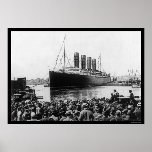 ルシタニア観戦者1907 ポスター (正面)