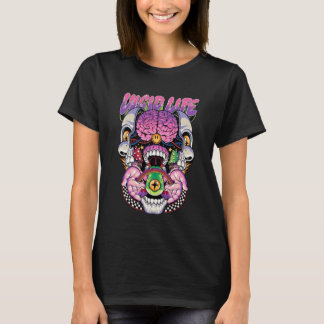 ルシッドライフ 女性用 グラフィックTシャツ Tシャツ