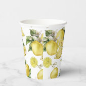ルシツオスレモンのパターン紙コップ 紙コップ (右)