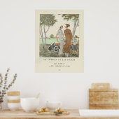 ルシトロエンエレススポーツ – ヴィンテージゴルフプリント ポスター (キッチン)