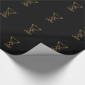 ルシファーのシギル – 悪魔の象徴 ラッピングペーパー (角)