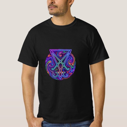 ルシファーのシギル Tシャツ (正面)