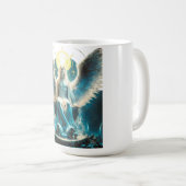 ルシファーは彼の光と特徴を表している コーヒーマグカップ (正面右)