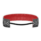 ルシファー非ヘッドバンスリップまたは滑ることドの印 アスレチックヘッドバンド (裏面)