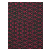 ルシファー・サタンのオカルト祭壇の赤い印 テーブルクロス (正面)