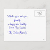 ルシャナトヴァカード シーズンポストカード (裏面)