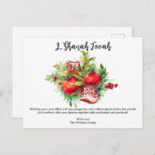 ルシャナトヴァロシュハスナーザナポメグラナテ ポストカード (正面/裏面)