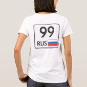 ルシュ。 モスクワ。 99。Tシャツ Tシャツ (裏面)