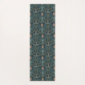 ルシルティモダンタイルプリントパターン濃い青 ヨガマット (裏面)