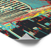 ルシールマリーナ建物イラストレーションカタール ポスター (角)