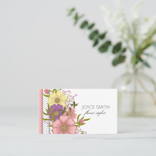 ルシ数々のスカラーフローラ名刺 名刺 (スタンド正面)