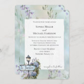 ルジャルダンかわいらしフローラ結婚ズ 招待状 (正面/裏面)