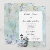 ルジャルダン(ザガーデン)かわいらしフローラブライダルシャワー 招待状 (正面/裏面)
