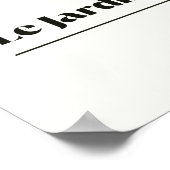 ルジャルダン ポスター (角)