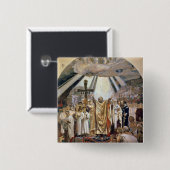 ルスのバプテスマ， 1885-96 缶バッジ (正面&裏面)