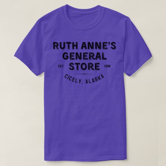 ルスアンヌスゼネラルストアノーザンエクスポージャーRuth An Tシャツ (デザイン正面)
