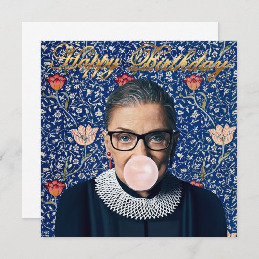 ルスギンズバーグピンクガムメドウェイタペストリー (正面/裏面)